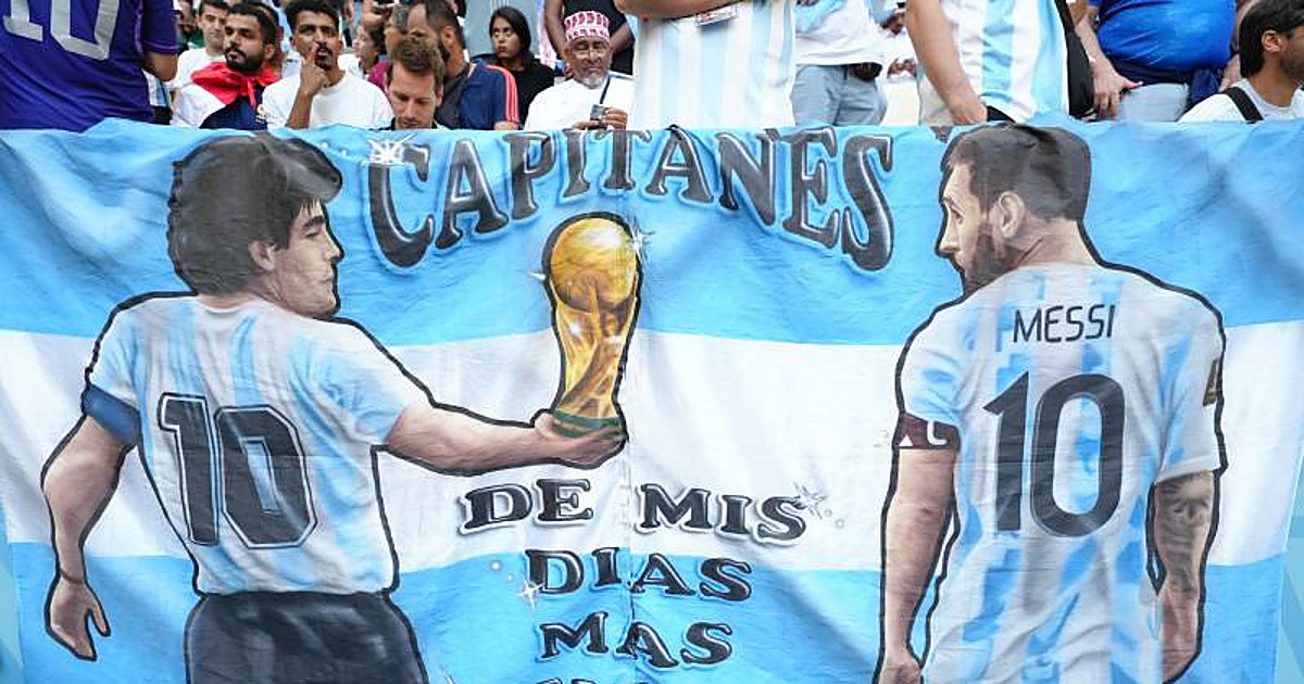 Maradona a caballito