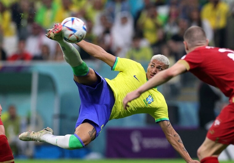 El golazo de Richarlison en el Brasil - Serbia: ¿el mejor del Mundial?