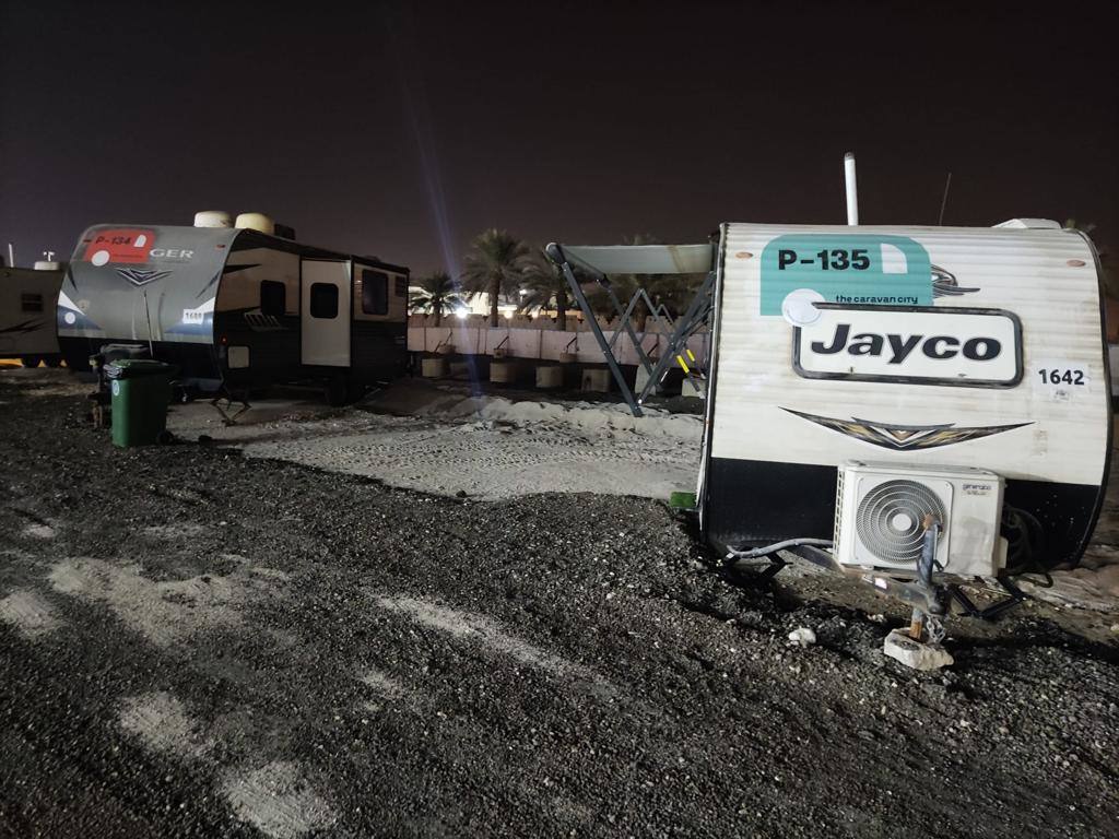 Una ciudad de caravanas para vivir el Mundial de Qatar