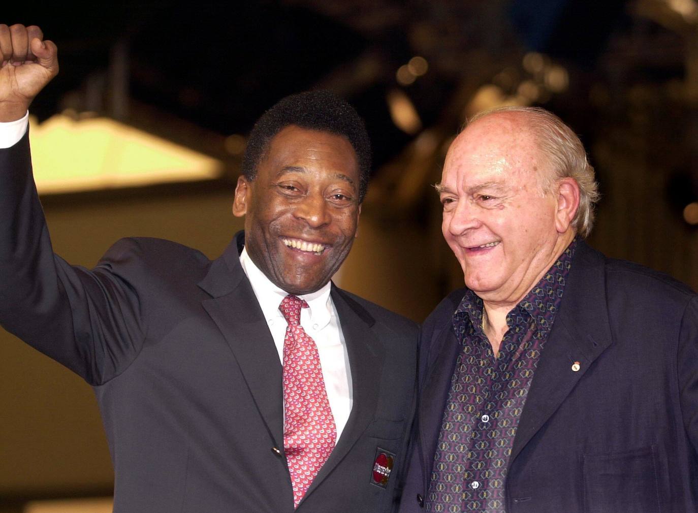 El brasileño, junto a Di Stéfano