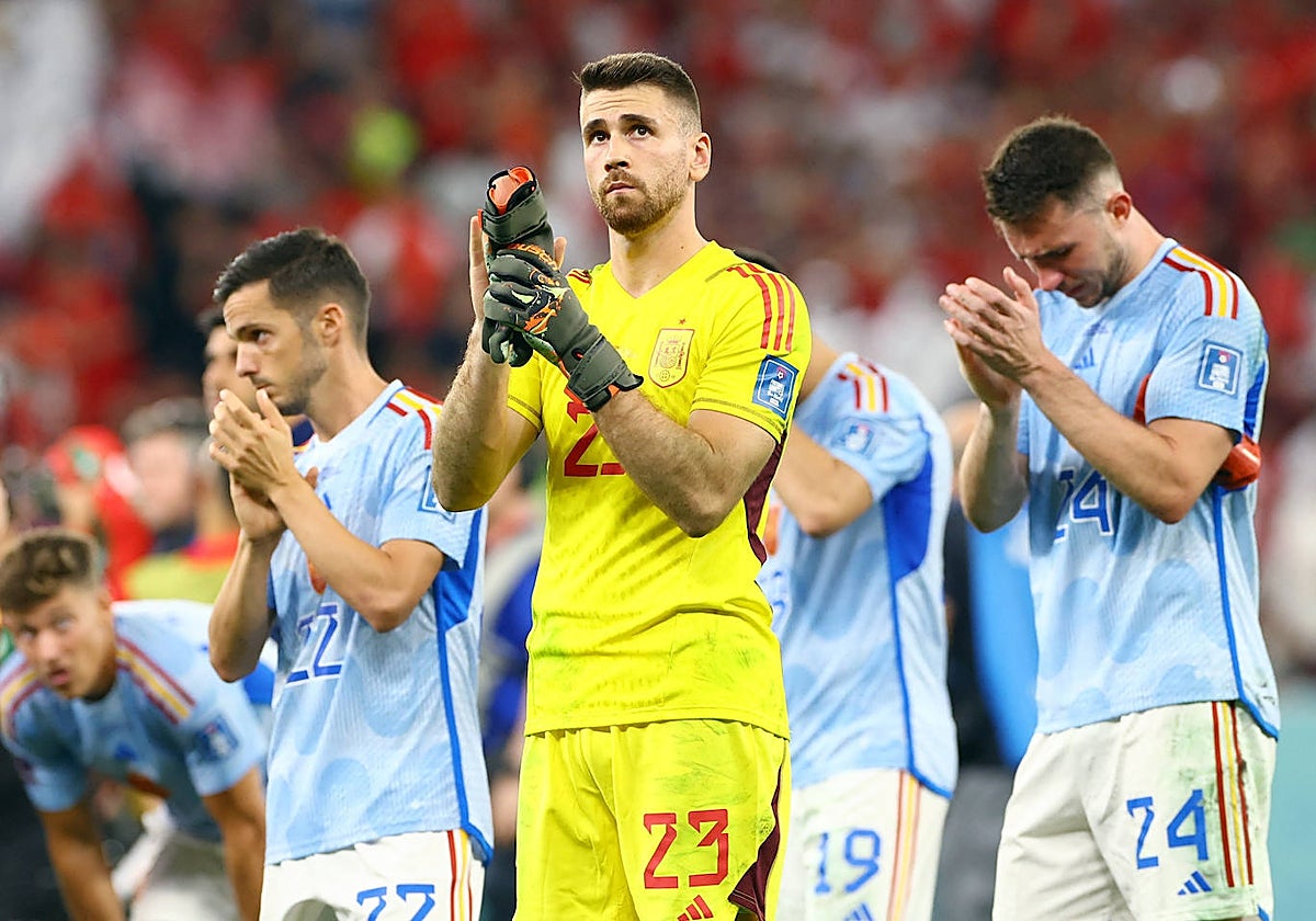 Unai Simón: «No nos esperábamos caer con Marruecos»