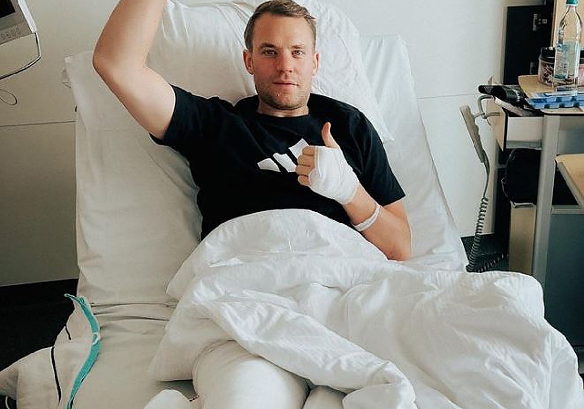 La imagen que Neuer ha subido a las redes