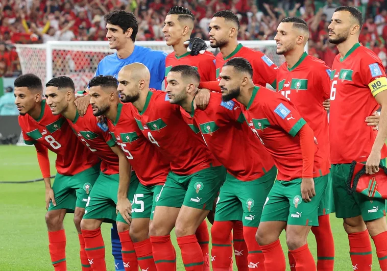 ¿De qué países son originarios los jugadores de la selección de Marruecos?