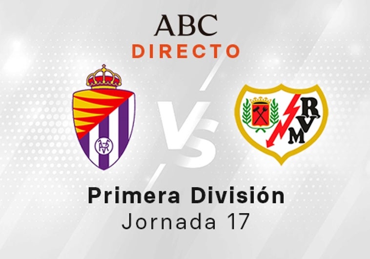 Valladolid - Rayo, estadísticas del partido