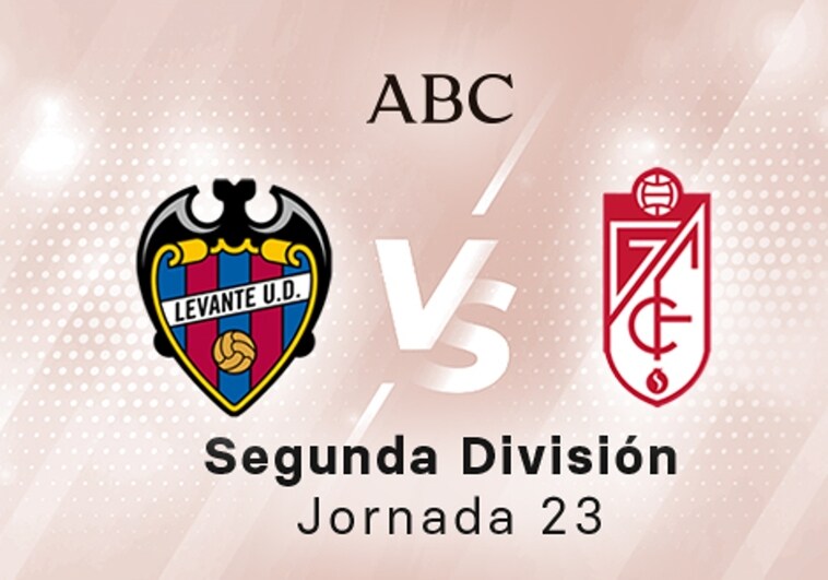 Levante - Granada en directo hoy: partido de la Liga SmartBank, jornada 23