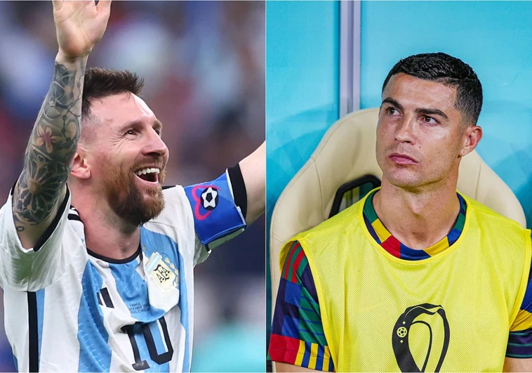 Messi y Cristiano se separan: dos caminos opuestos desde Qatar