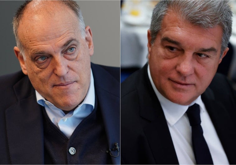 El zasca tuitero de Tebas a Joan Laporta: «Hay que informarse antes de rajar»