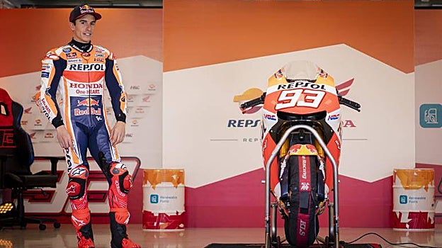 Marc Márquez, con su Honda