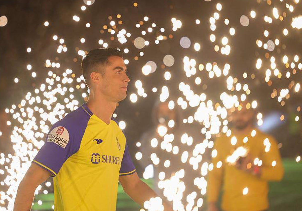 Cristiano Ronaldo, en su presentación