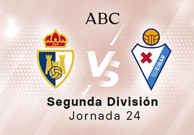 Ponferradina - Eibar en directo hoy: partido de la Liga SmartBank, jornada 24