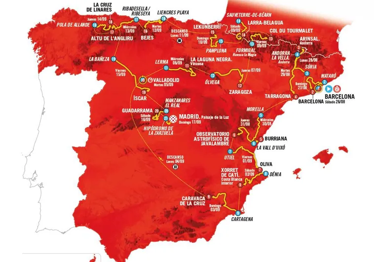 La Vuelta 2023: Angliru, Tourmalet y etapa reina con 10 puertos de tercera