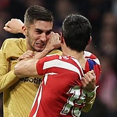 Dos partidos de sanción a Savic y Ferran por su pelea en el Atlético - Barcelona