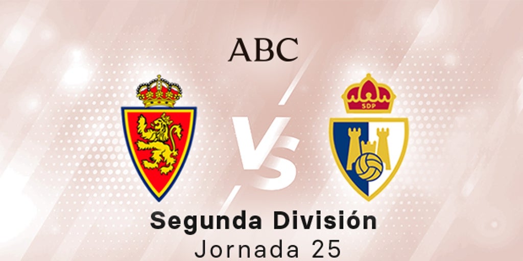 Zaragoza – Ponferradina, estadísticas del partido Zaragoza – Ponferradina, estadísticas del partido