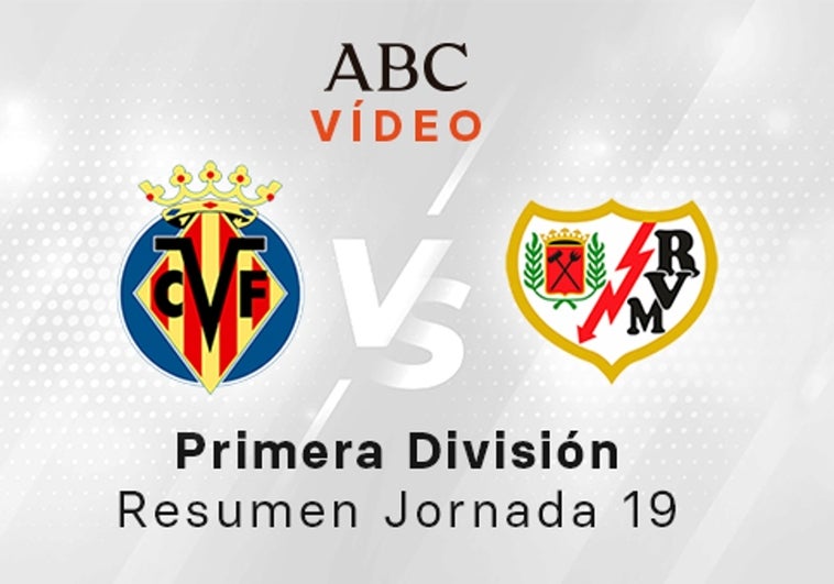 Villarreal - Rayo, estadísticas del partido