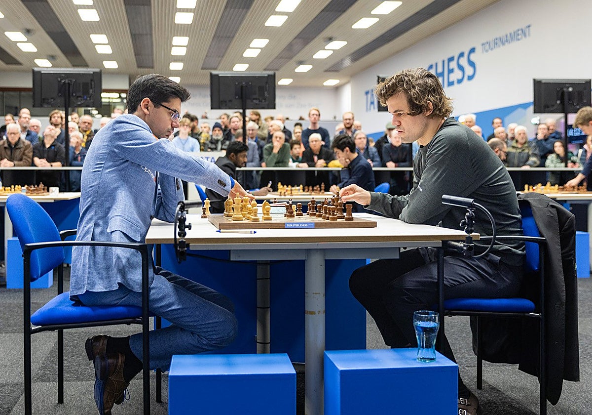 Anish Giri, con blancas, derrotó a Magnus Carlsen