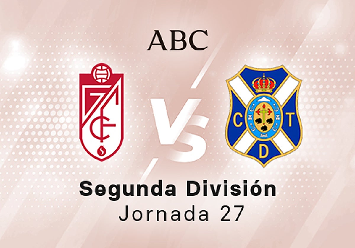 Granada - Tenerife en directo hoy: partido de la Liga SmartBank, jornada 27