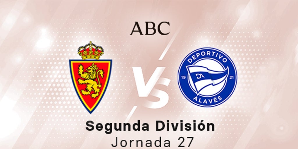 Zaragoza – Alavés, estadísticas del partido