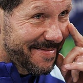 Simeone se une a Gil Marín por el derbi: «Esto no va a cambiar, el subconsciente juega»