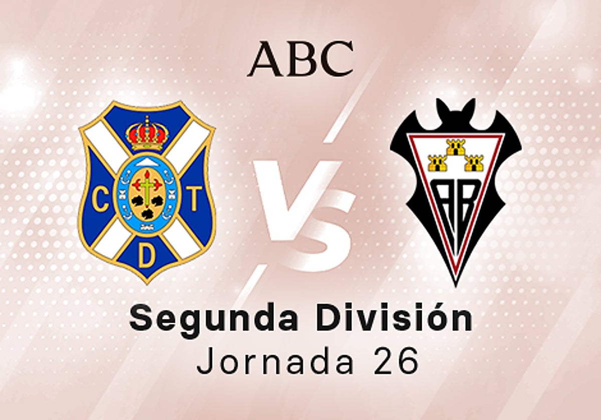 Tenerife - Albacete, estadísticas del partido