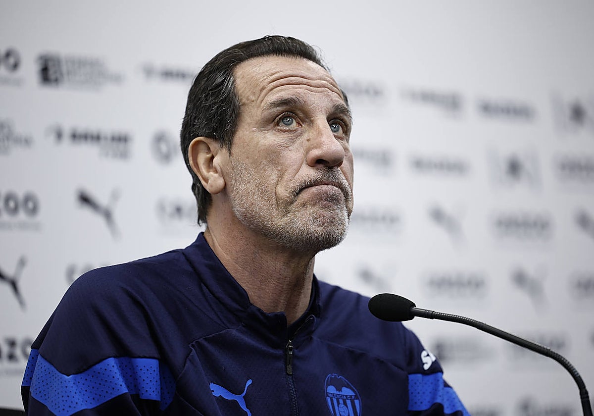 Voro, ayer en rueda de prensa