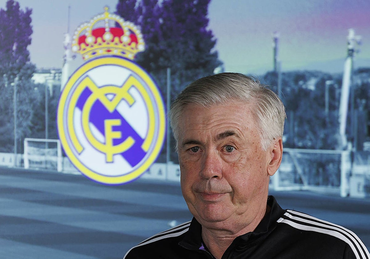 Carlo Ancelotti, técnico del Real Madrid