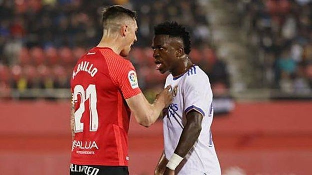 Raíllo y Vinicius se encaran en el último Mallorca-Real Madrid