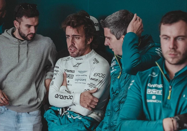 Las primeras imágenes de Fernando Alonso con el Aston Martin en Jerez