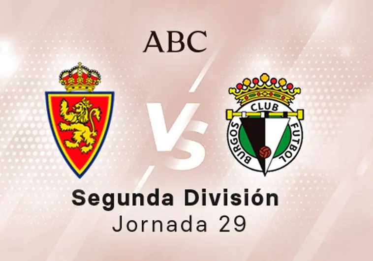 Zaragoza - Burgos en directo hoy: partido de la Liga SmartBank, jornada 23