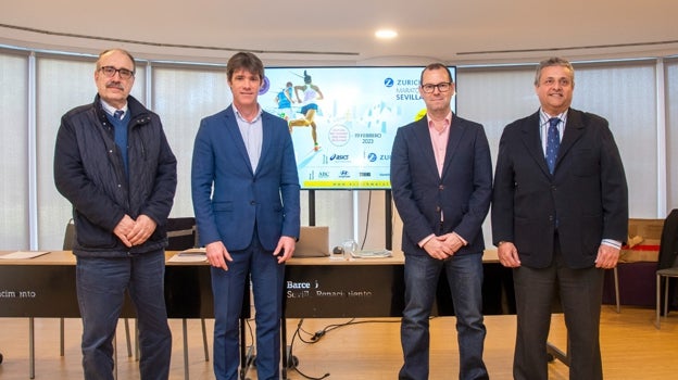 Imagen del acto de presentación de la Zurich Maratón de Sevilla 2023