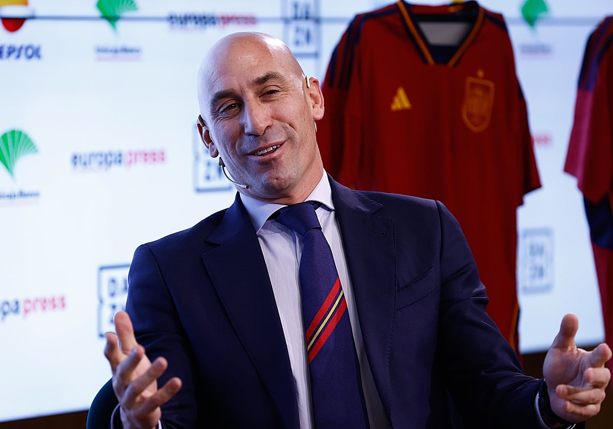 Luis Rubiales, en los desayunos de Europa Press