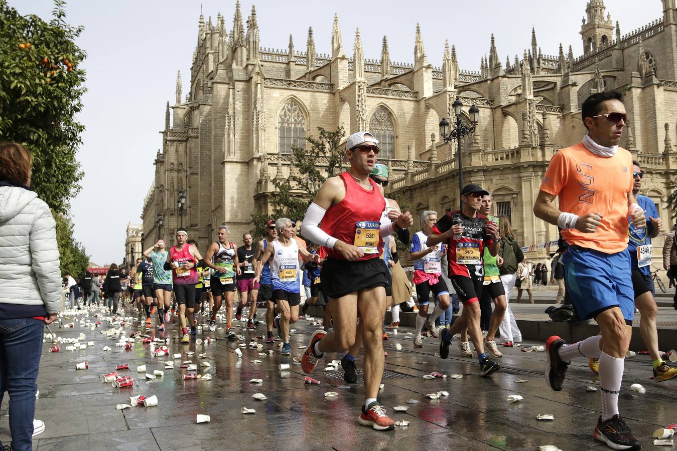 Participantes en el Zurich Maratón de Sevilla 2023