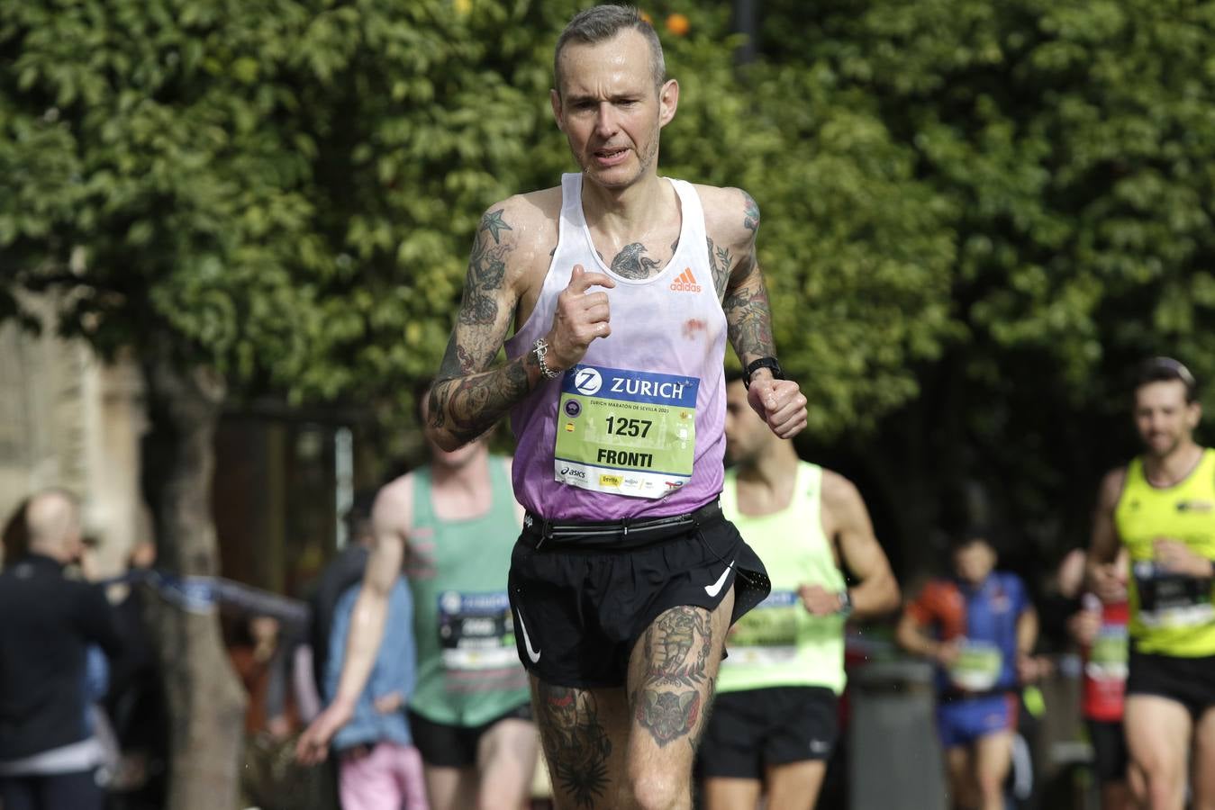 Participantes en el Zurich Maratón de Sevilla 2023