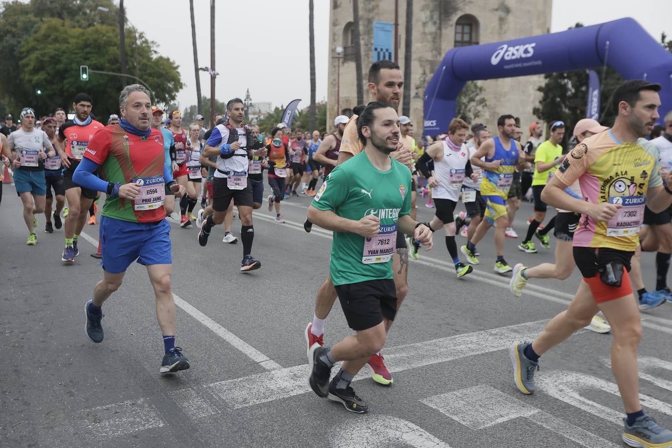 Participantes en el Maratón de Sevilla 2023