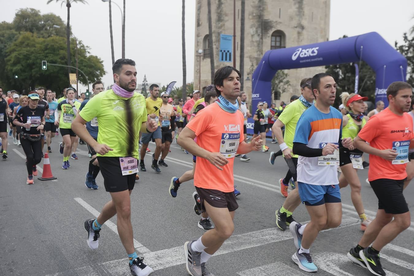 Participantes en el Maratón de Sevilla