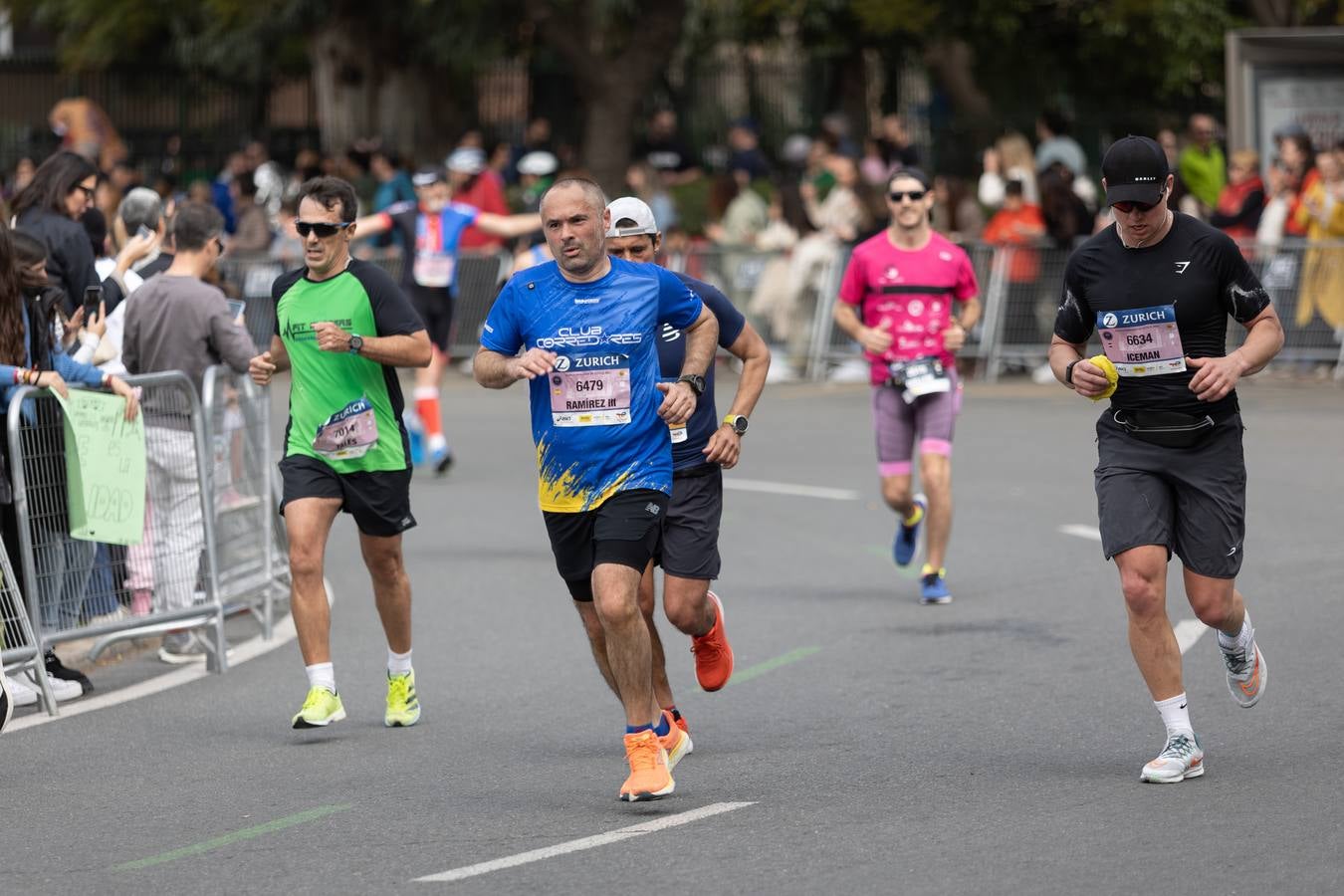 Diferentes momentos del Zurich Maratón Sevilla 2023