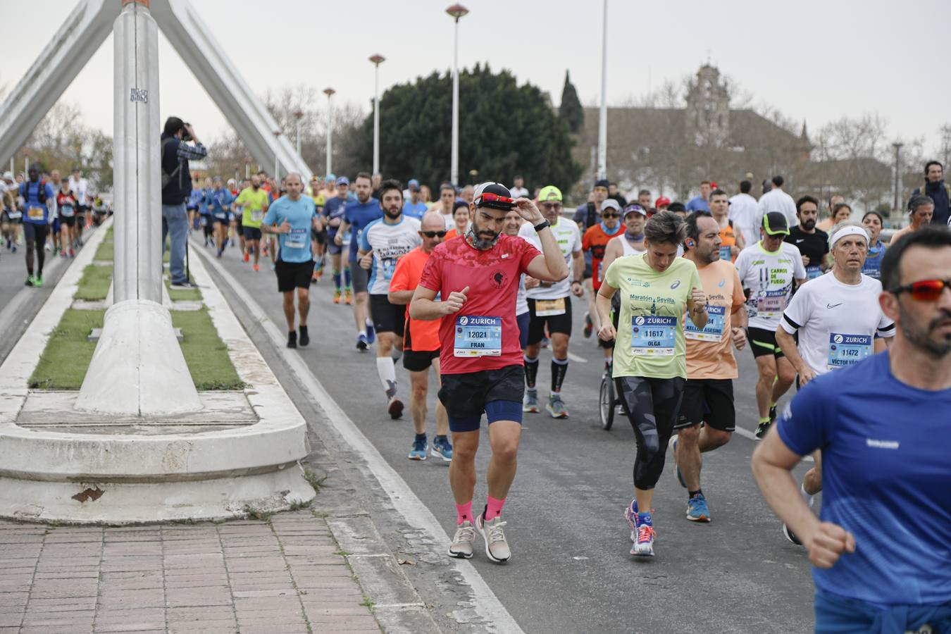 Participantes en el Maratón de Sevilla 2023