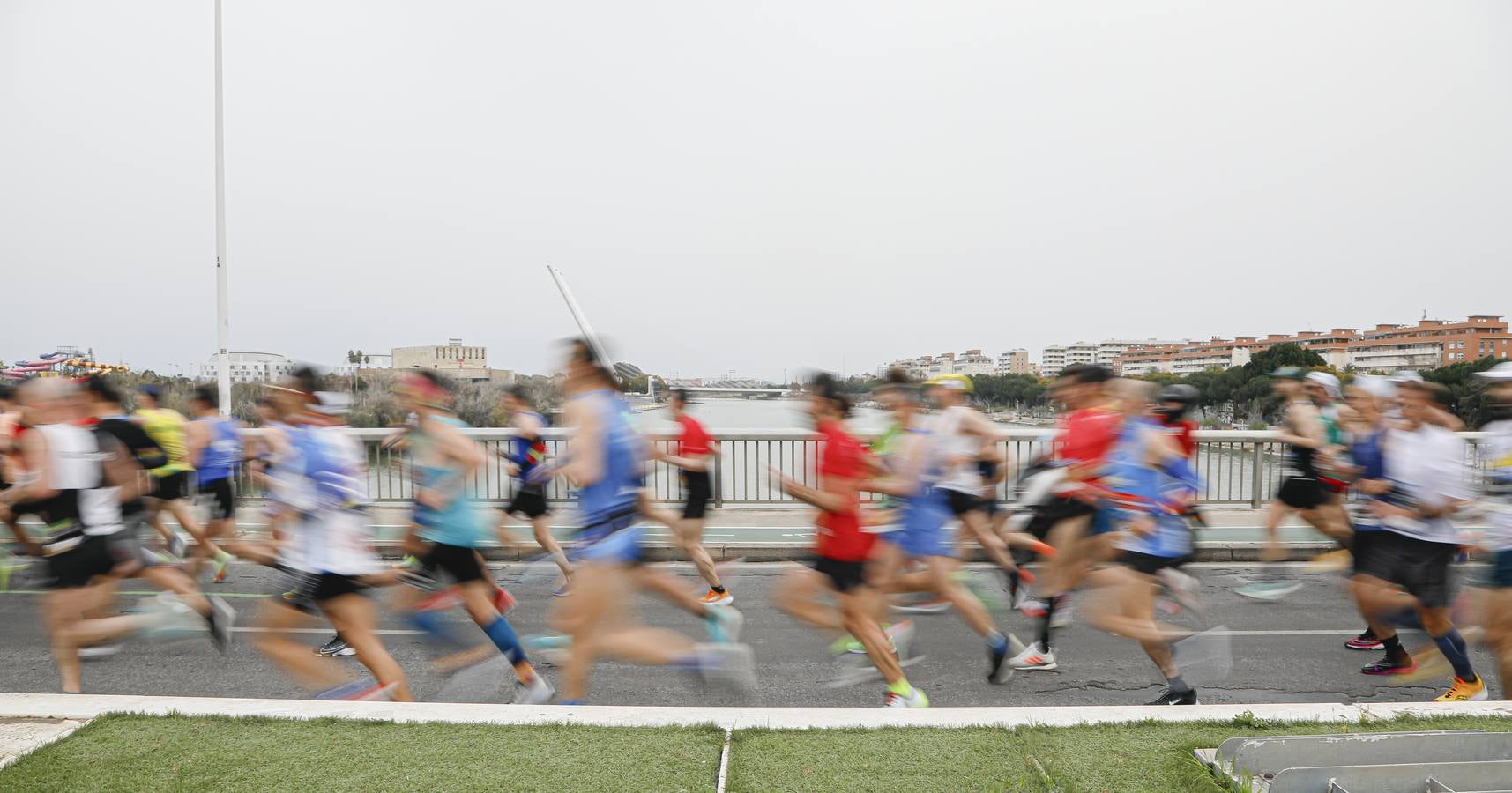 Participantes en el Maratón de Sevilla 2023