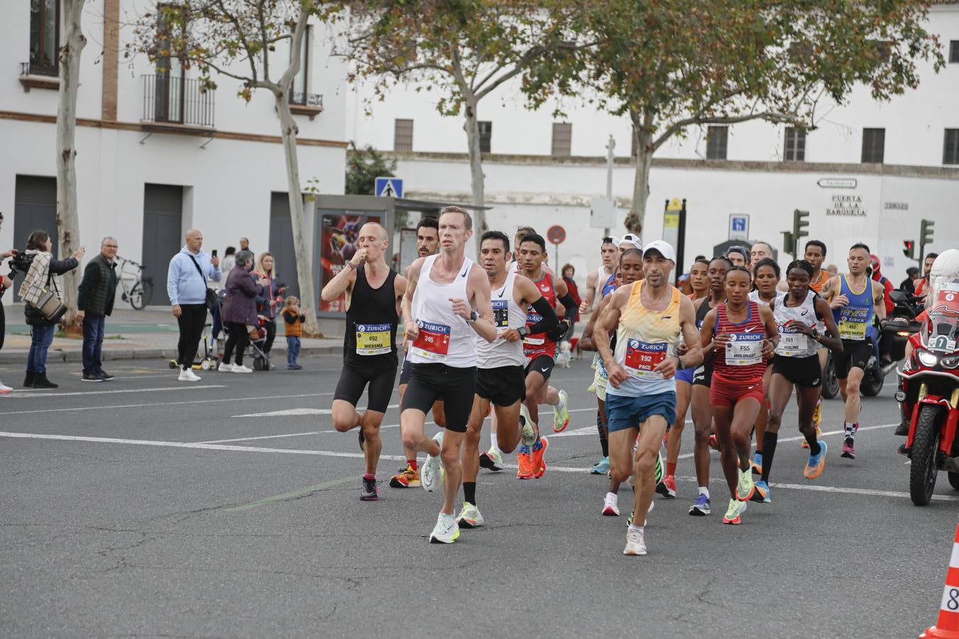 Participantes en el Maratón Sevilla 2023