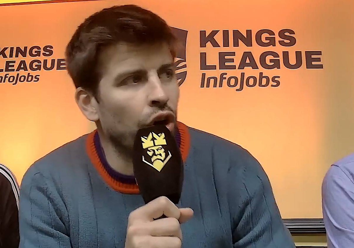 Gerard Piqué, durante la jornada de la Kings League