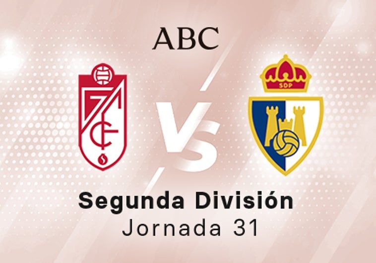 Granada - Ponferradina en directo hoy: partido de la Liga SmartBank, jornada 31