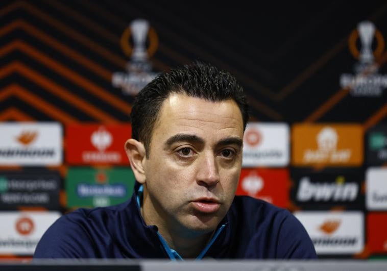 Xavi: «Es un examen importante, la Europa League también nos hace felices y no pasar sería un título perdido»