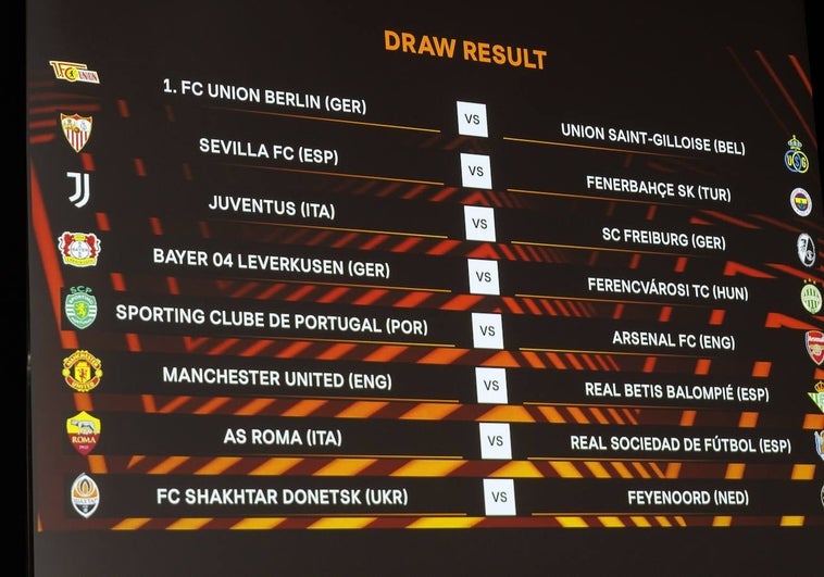 El sorteo se ceba con el Betis y la Real Sociedad