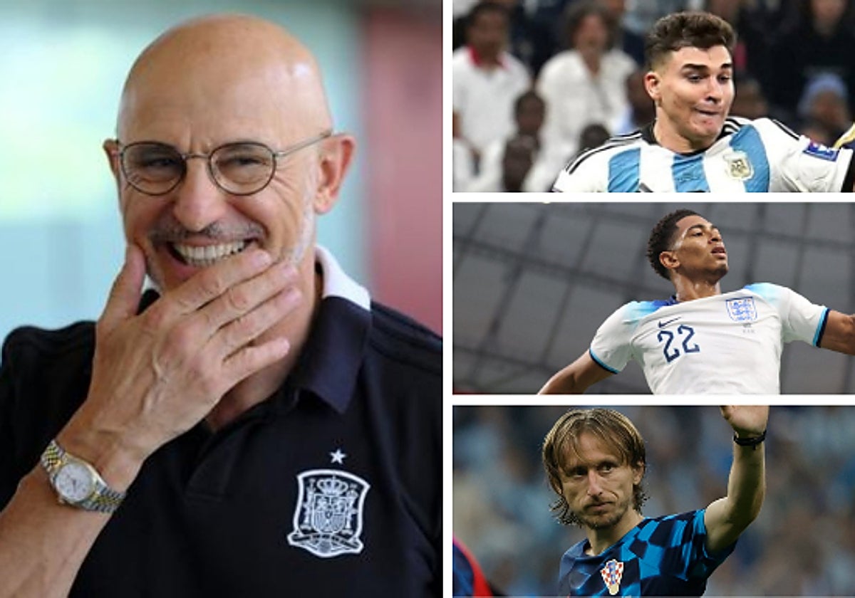 Luis de la Fuente y sus tres elegidos