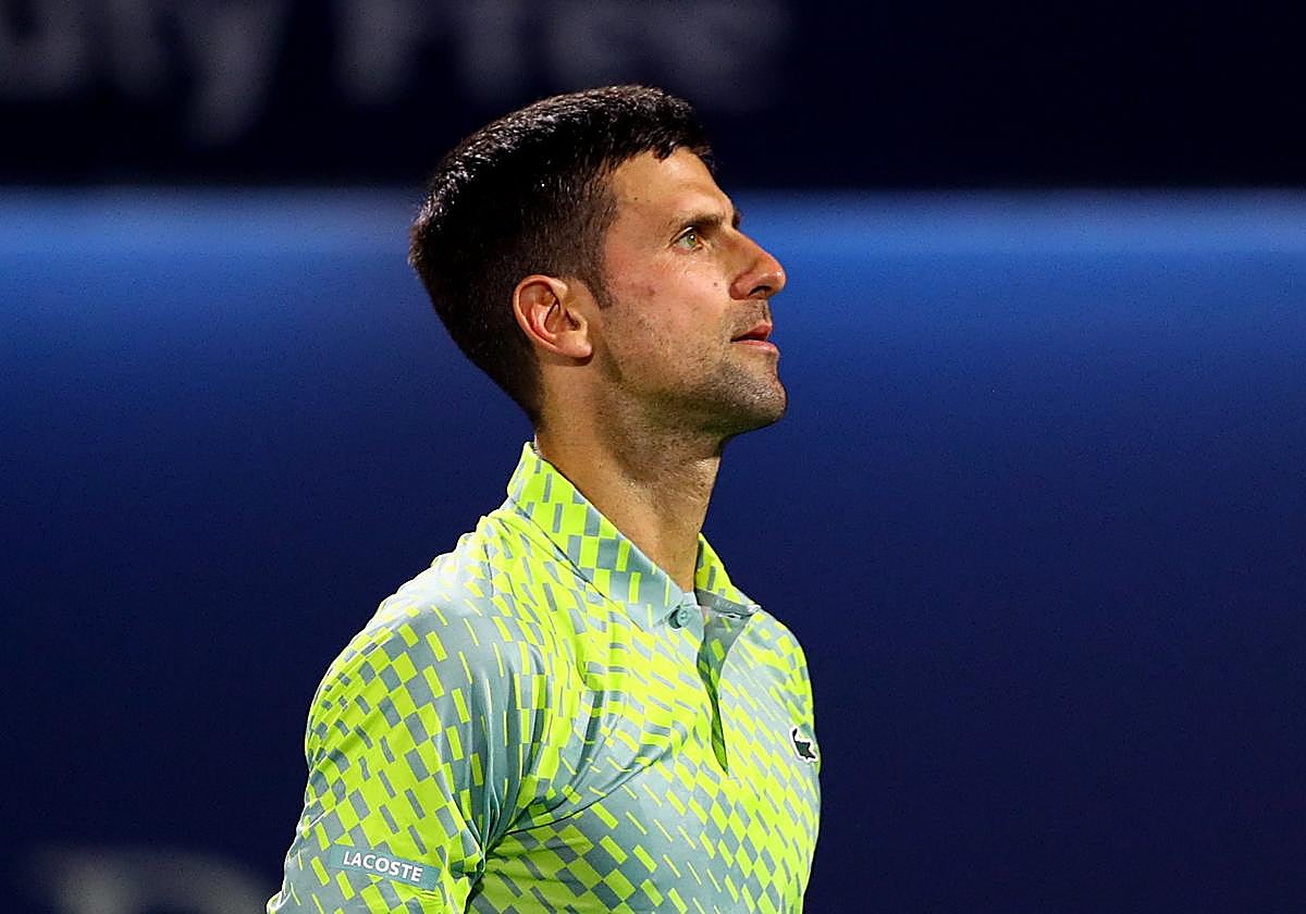 El tenista serbio Novak Djokovic