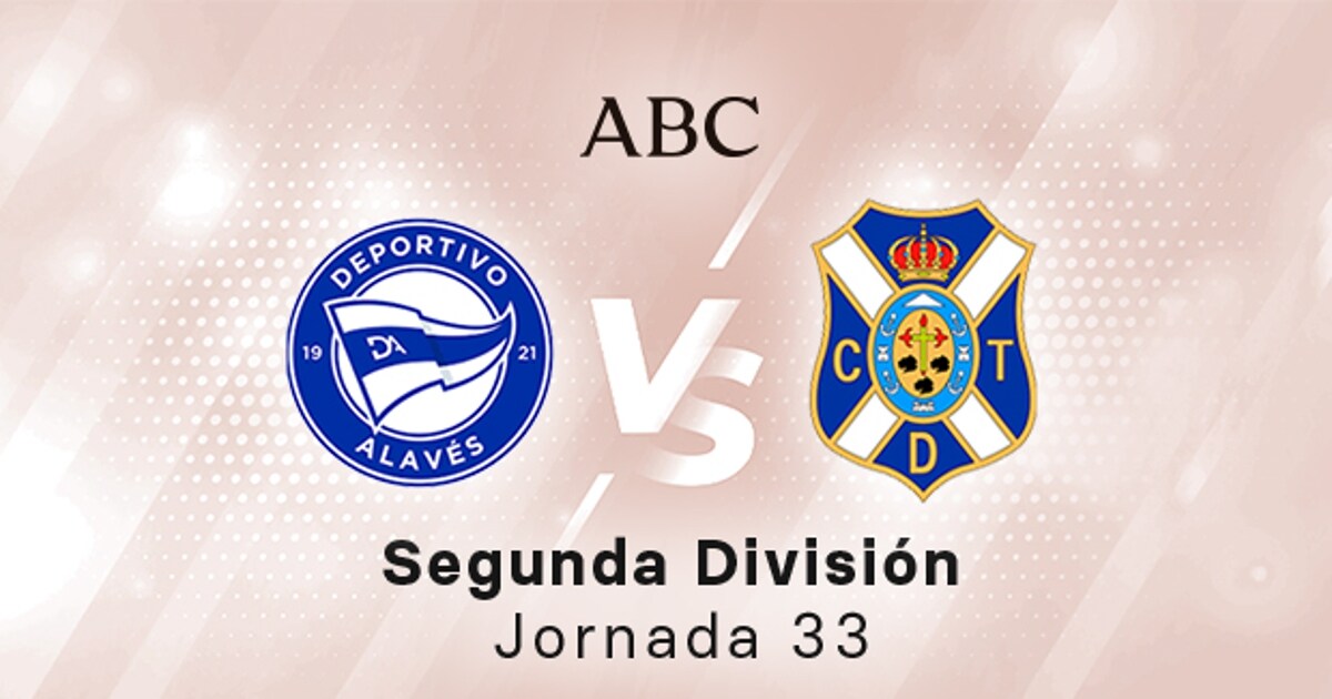 Estadísticas de cd tenerife contra deportivo alavés