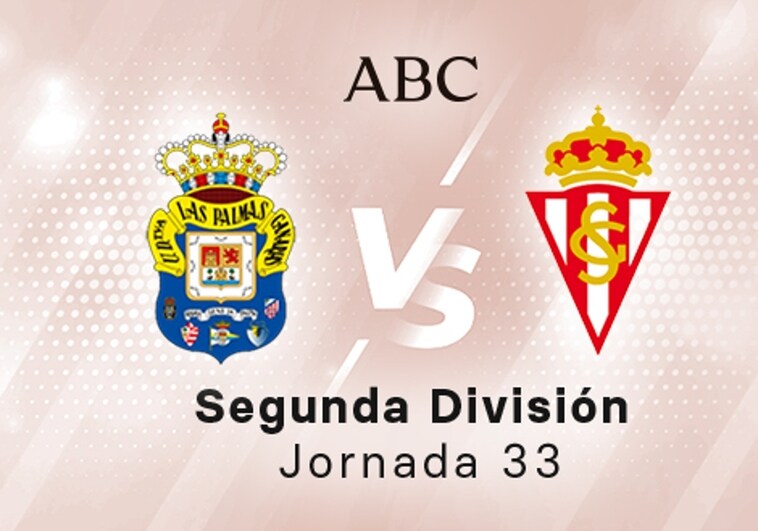 Las Palmas - Sporting en directo hoy: partido de la Liga SmartBank, jornada 33