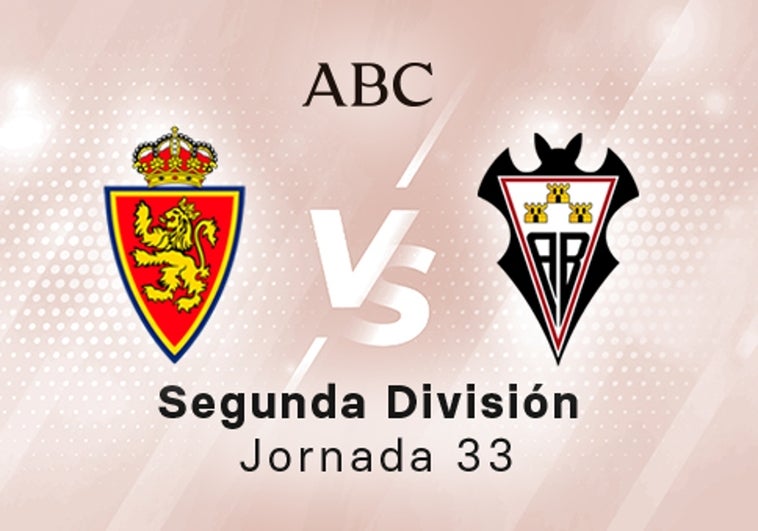 Zaragoza - Albacete, estadísticas del partido