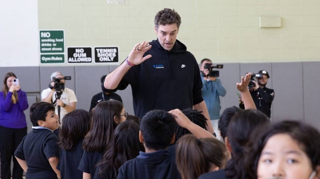 Gasol, en un acto de su fundación