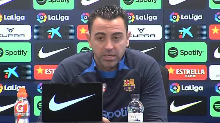 Xavi, sobre el 'caso Negreira': "Laporta nos dice que estemos tranquilos"