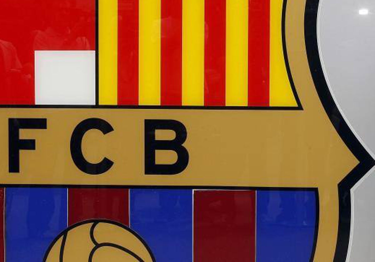 El escudo del Barcelona